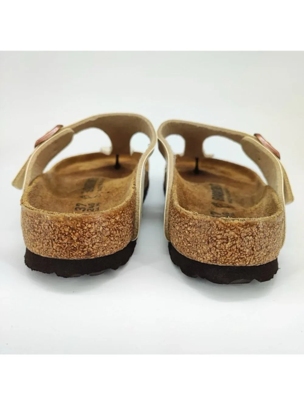 Birkenstock Gizeh Women's Size 6US Sandals Birko-Flor Graceful Pearl White Thong - Picture 4 of 8